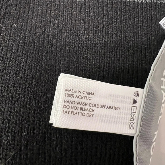 NWT Michael Kors Reversible Hat Beanie Black One Size Fits Most - Picture 4 of 10